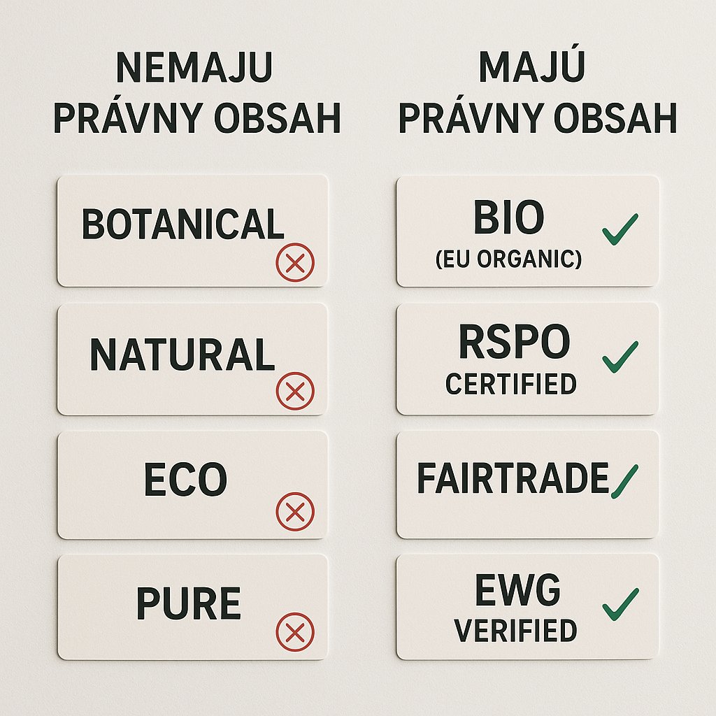 Dve podobno izgledajoči stekleni sveči druga ob drugi — poceni drogerijska z nalepko Botanical & Eco za 1,79 € in rokodelska butična sveča za 18 €, nevtralna dnevna svetloba