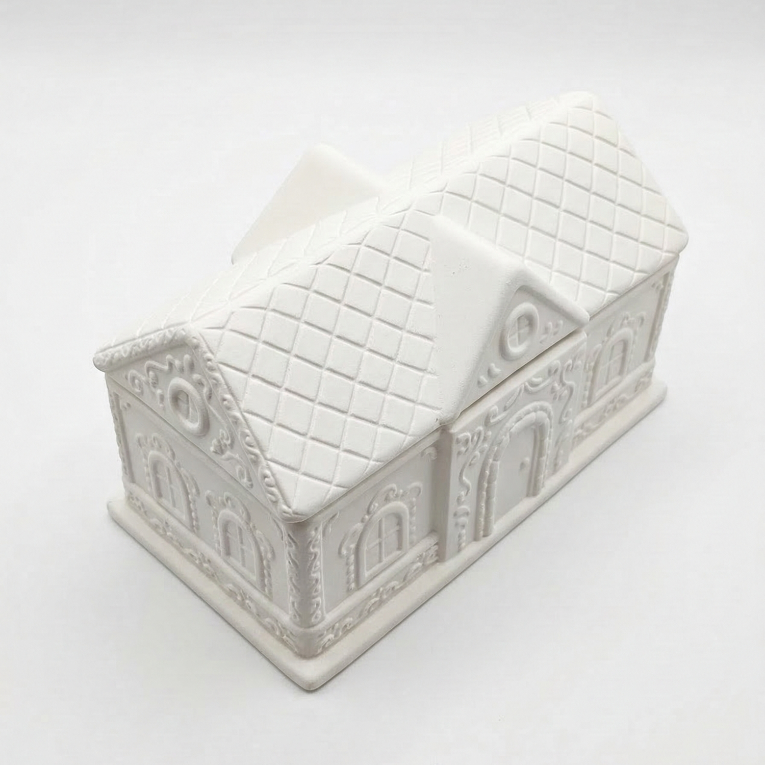 Sveča Velika Hiša - Bela / Cvetlični vrt