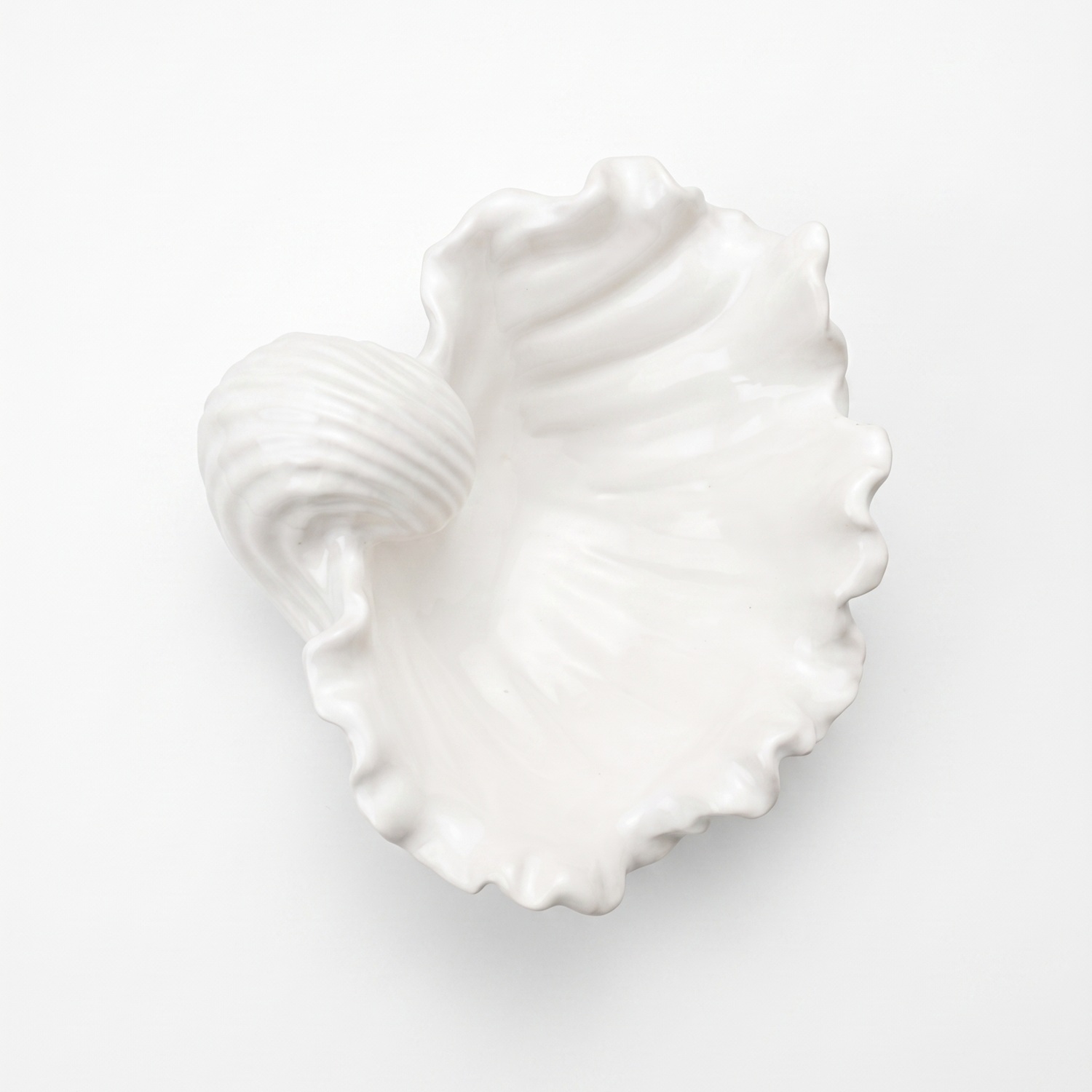 Dizajnerska skleda Školjka - Bela